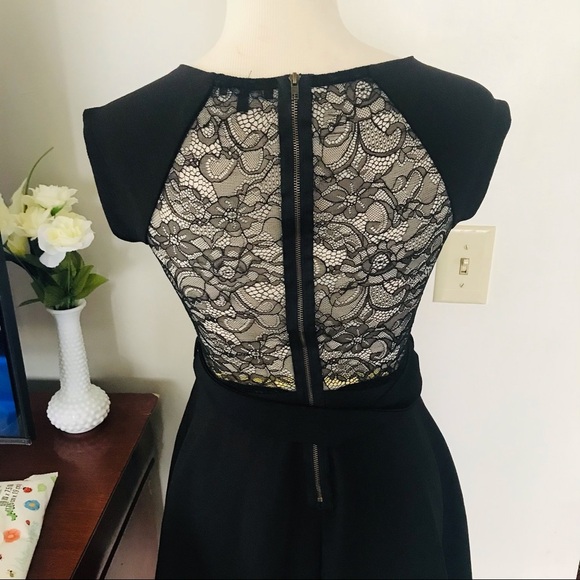 Monteau solid black mini dress in size M - Picture 4 of 10